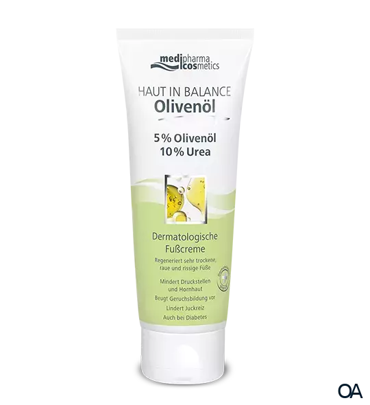 medipharma cosmetics Haut in Balance Olivenöl Dermatologische Fußcreme