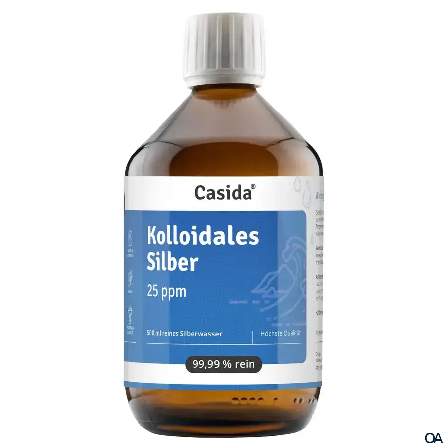 Casida® Kolloidales Silber 25 ppm Casida® Kolloidales Silber 25 ppm