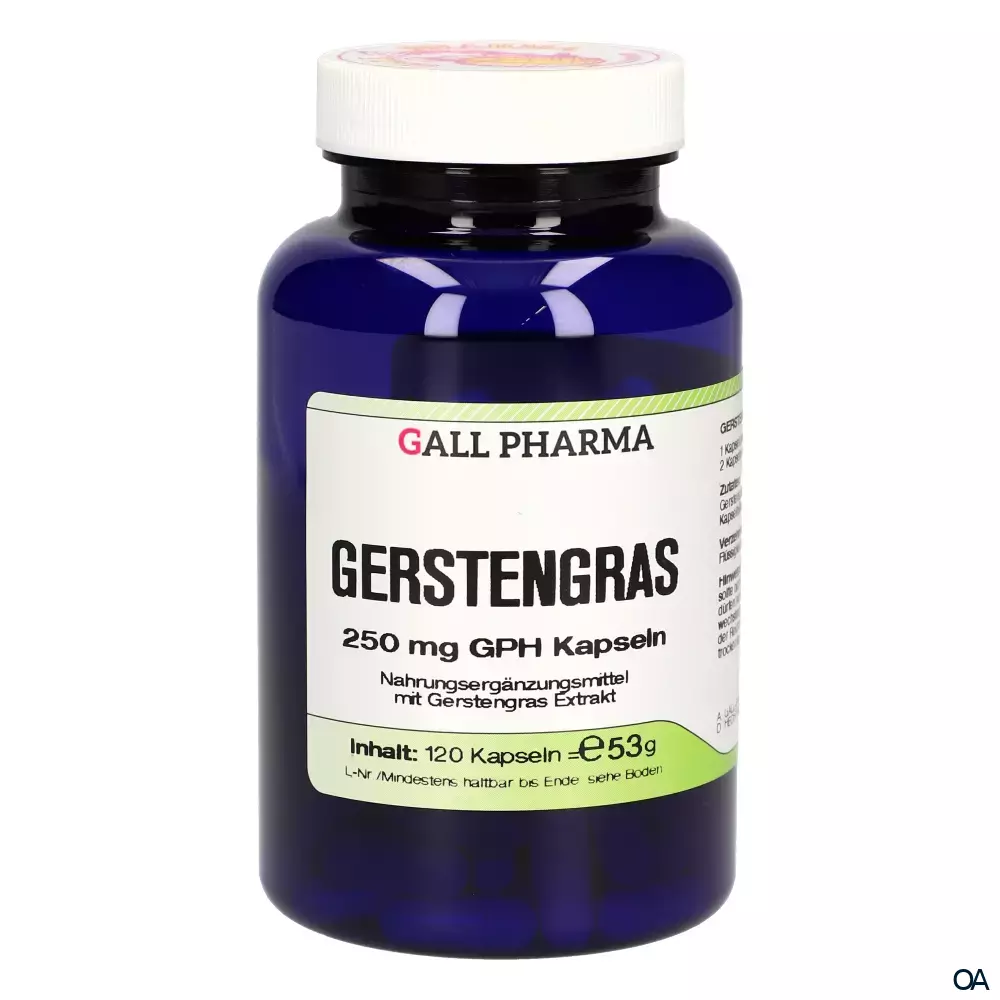 Gall Pharma Gerstengras 250 mg Kapseln Gall Pharma Gerstengras 250 mg Kapseln