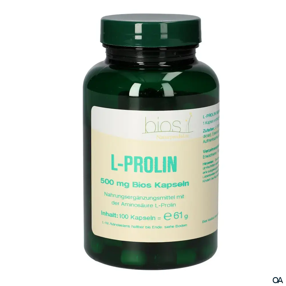 Bios L-Prolin 500 mg Kapseln
