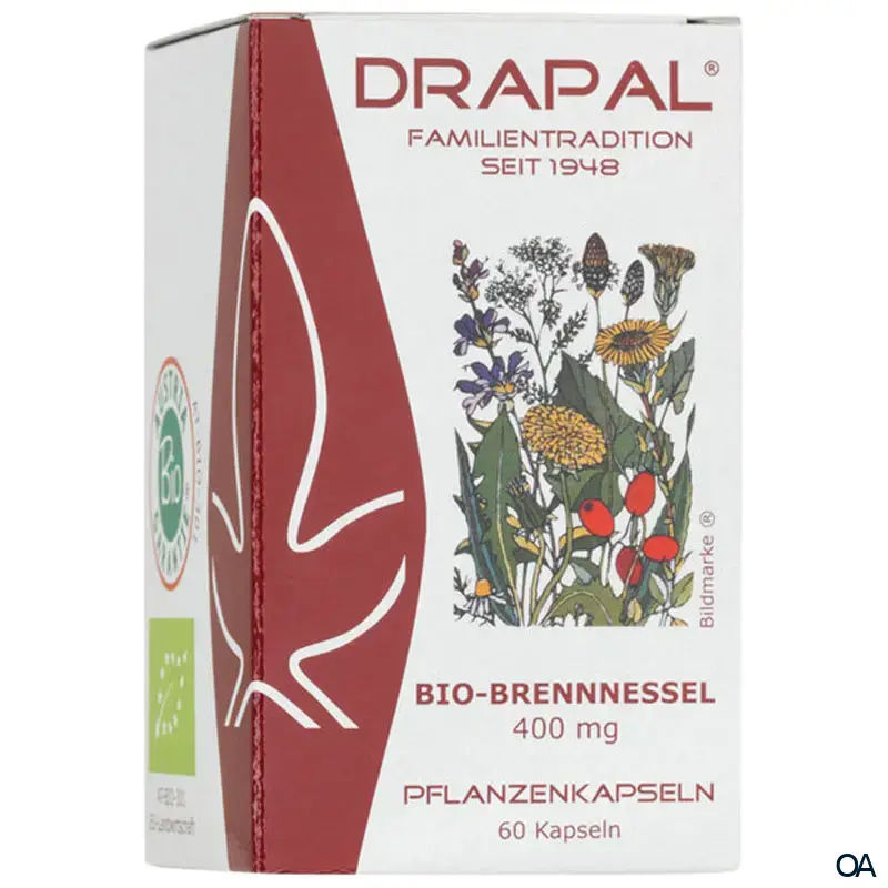 DRAPAL® BIO-Brennnessel 400 mg Pflanzenkapseln