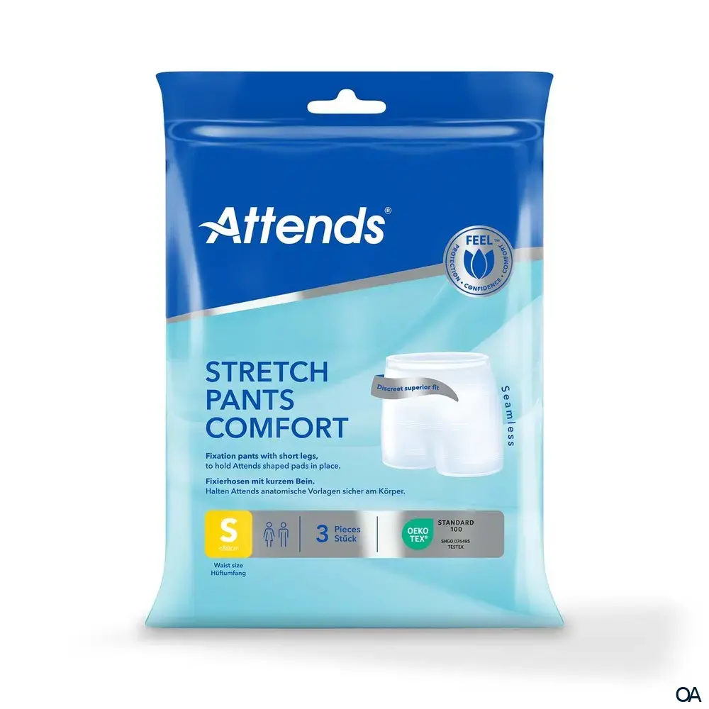 Attends Stretch Pants Comfort S - Fixierhosen mit kurzem Bein Attends Stretch Pants Comfort S - Fixierhosen mit kurzem Bein