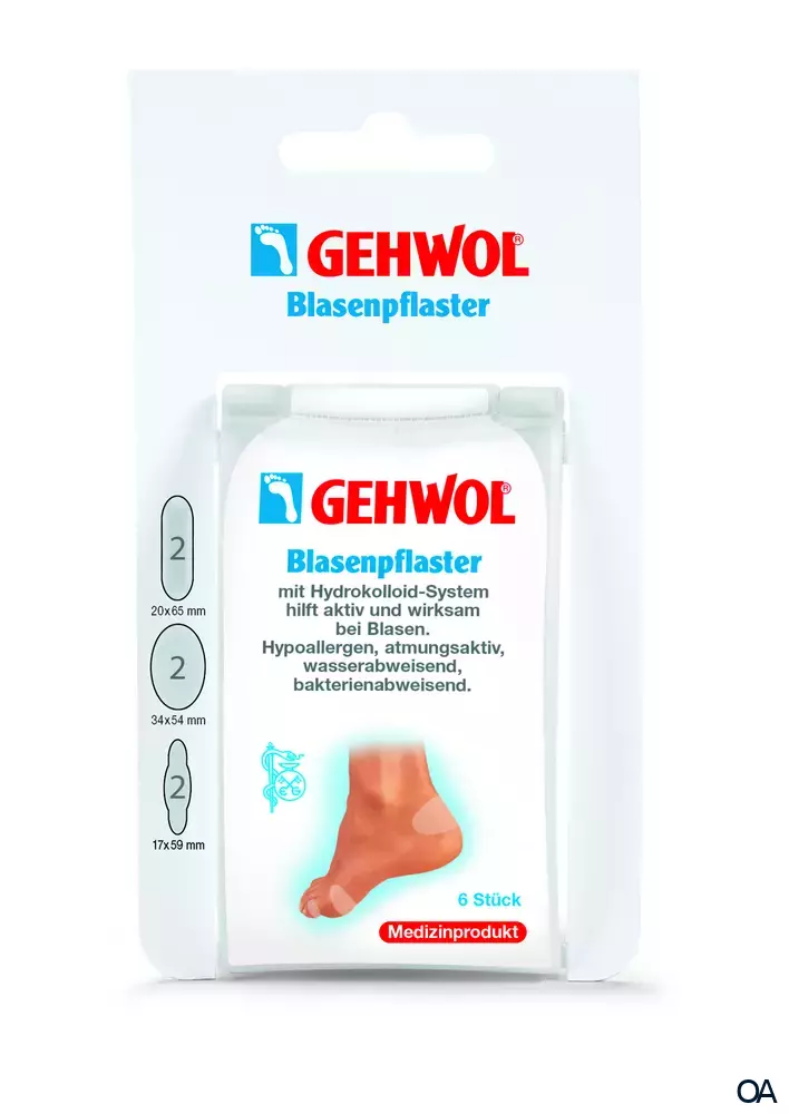 GEHWOL® Blasenpflaster, mini/klein/mittel GEHWOL® Blasenpflaster, mini/klein/mittel