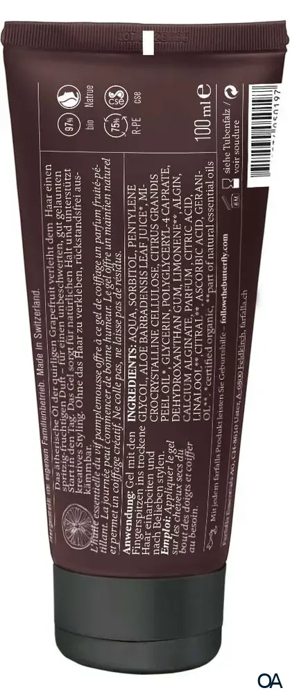 Farfalla Grapefruit, Haargel Farfalla Grapefruit, Haargel
