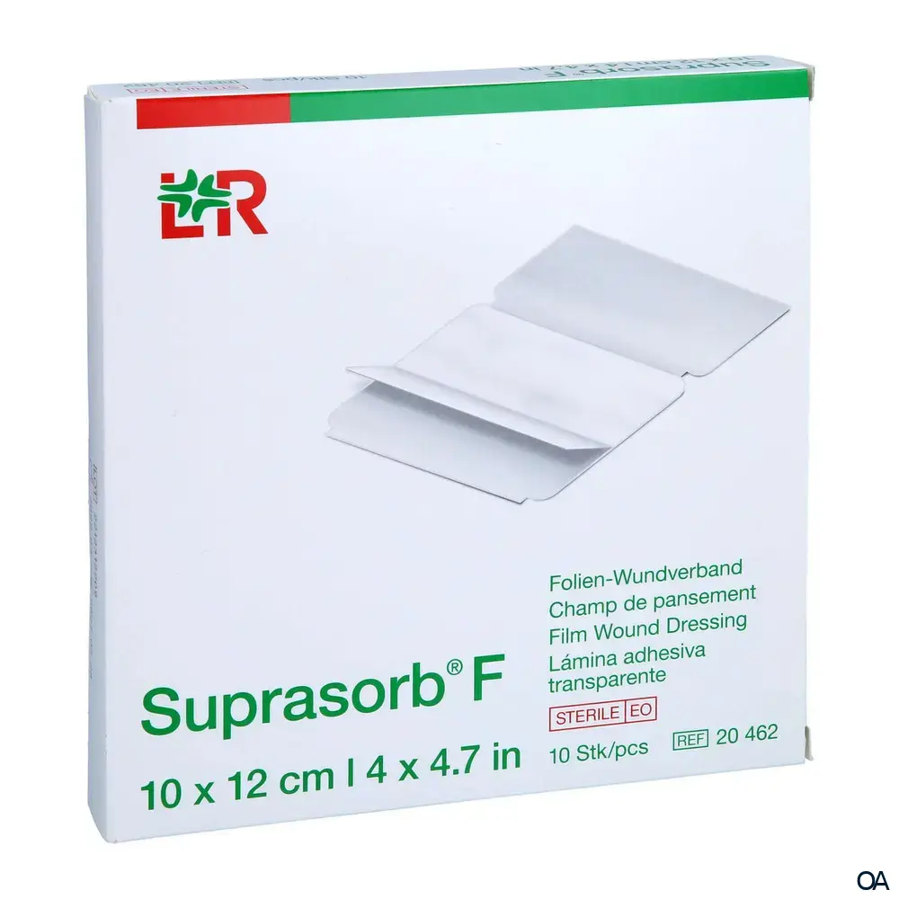 Suprasorb® F Folien-Wundverband steril, 10 x 12 cm