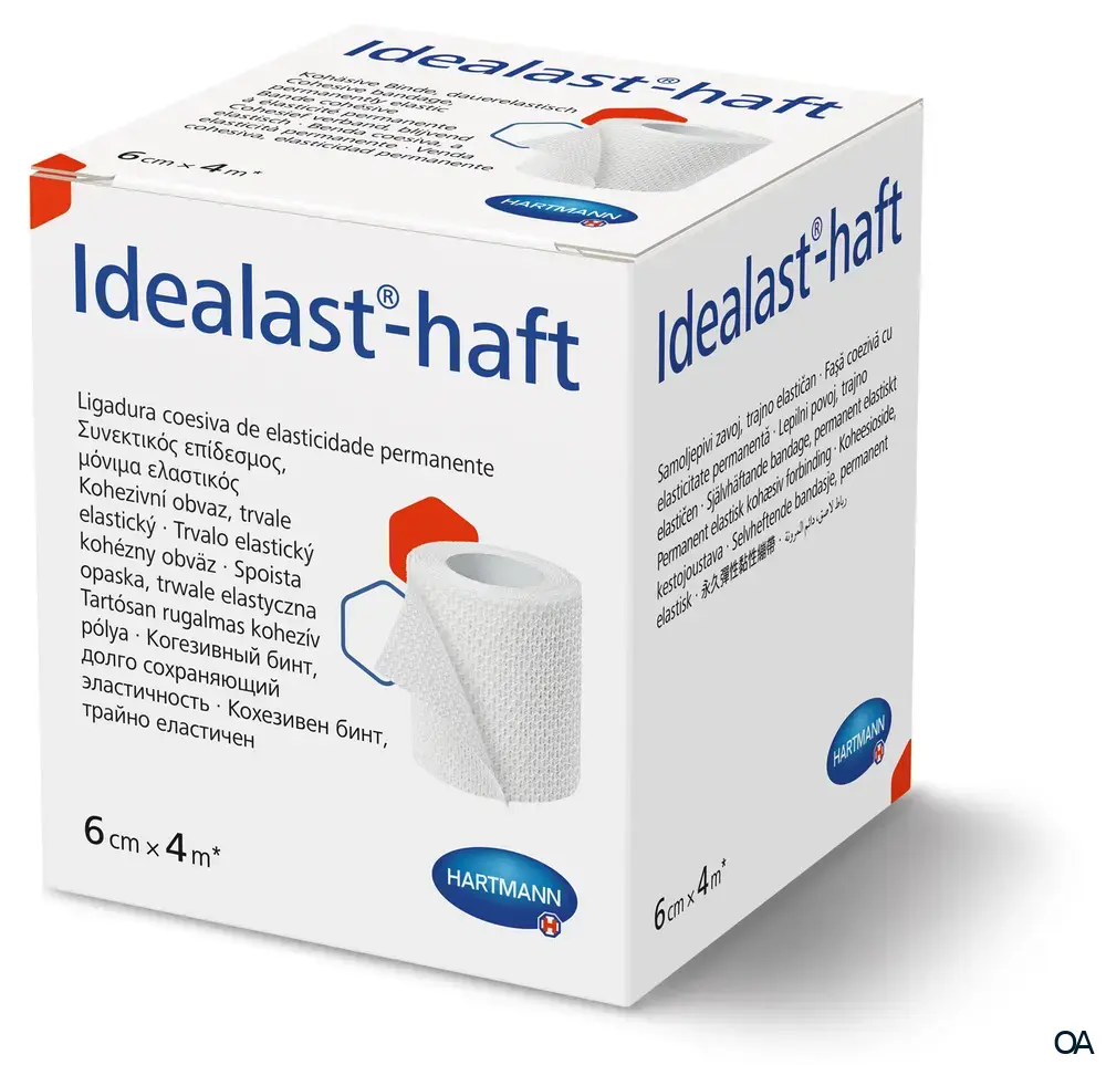 Idealast®-haft kohäsive, dauerelastische Idealbinde 6 cm x 4 m