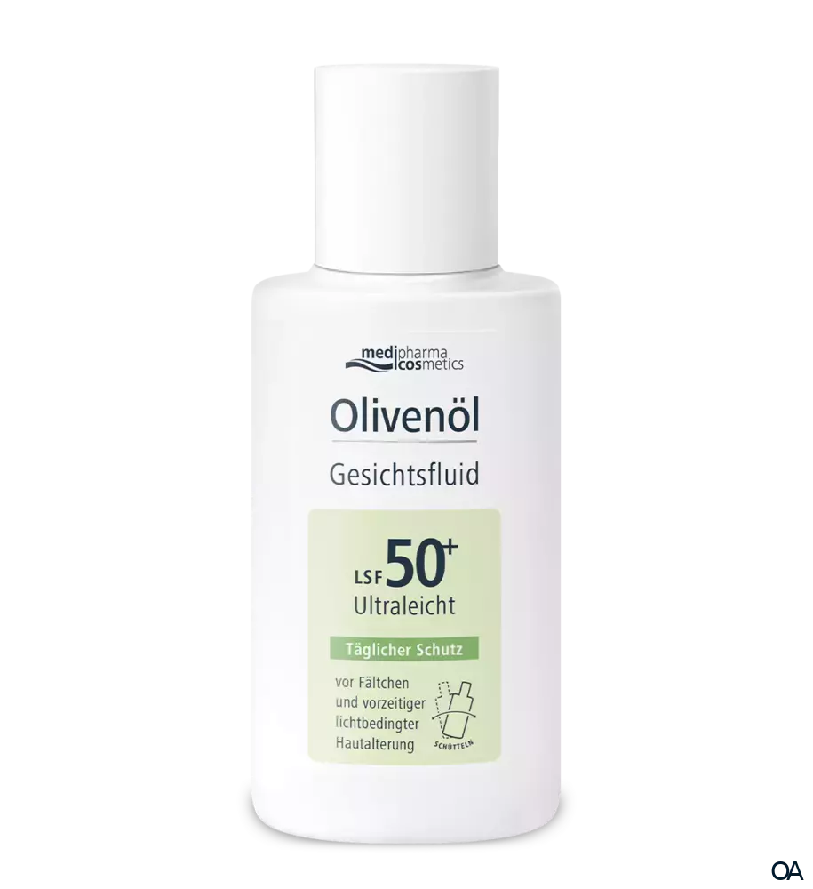 medipharma cosmetics Olivenöl Gesichtsfluid LSF50+ Ultraleicht medipharma cosmetics Olivenöl Gesichtsfluid LSF50+ Ultraleicht