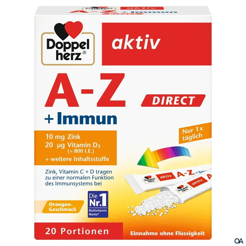 Doppelherz aktiv A-Z DIRECT + Immun Portionsbeutel