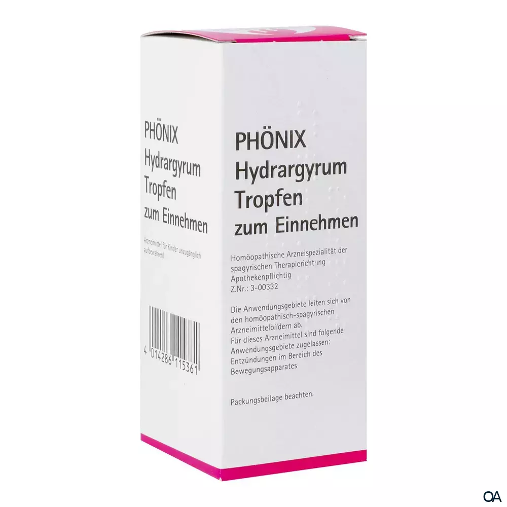 Phönix® Hydrargyrum Tropfen zum Einnehmen Phönix® Hydrargyrum Tropfen zum Einnehmen