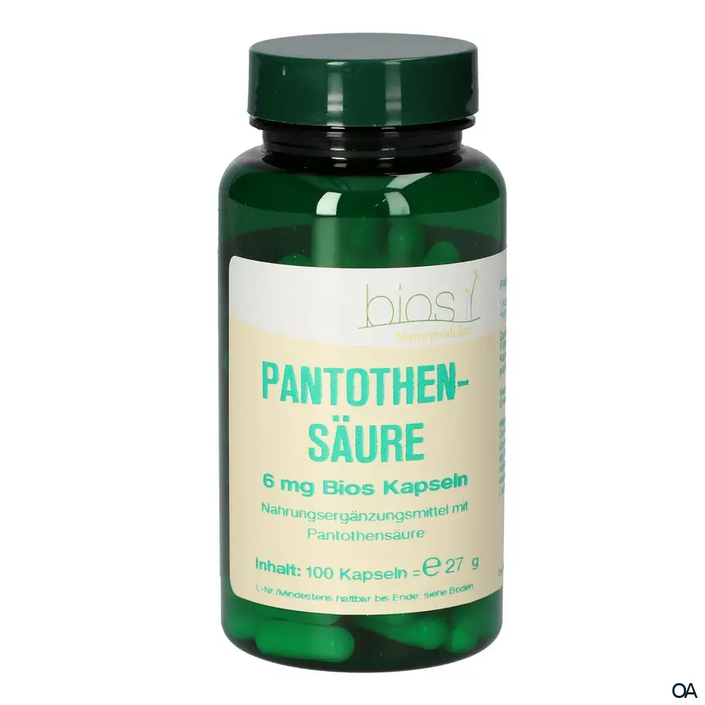 Bios Pantothensäure 6 mg Kapseln