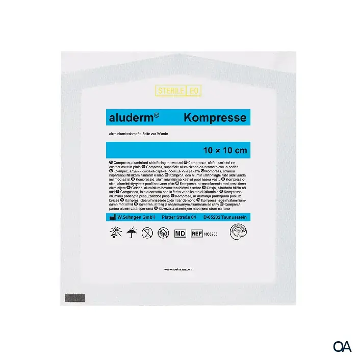 aluderm® Kompressen steril 10 x 10 cm