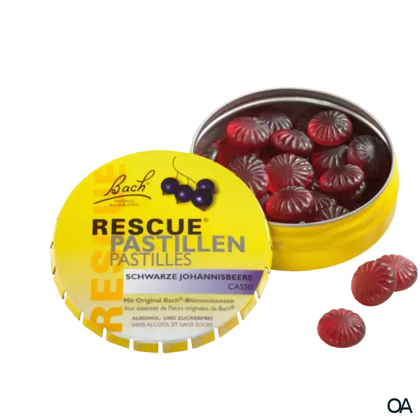RESCUE® Pastillen Schwarze Johannisbeere RESCUE® Pastillen Schwarze Johannisbeere