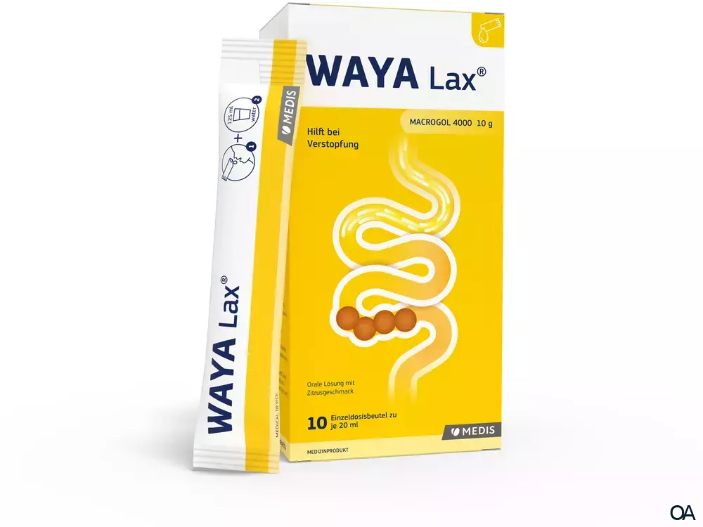 Waya Lax® - Orale Lösung, Portionsbeutel 20 ml Waya Lax® - Orale Lösung, Portionsbeutel 20 ml