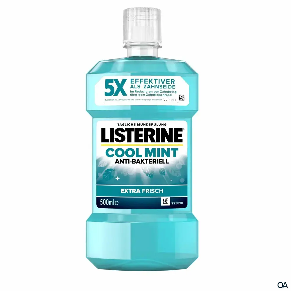 Listerine Cool Mint Geschmack Mundspüllösung Listerine Cool Mint Geschmack Mundspüllösung