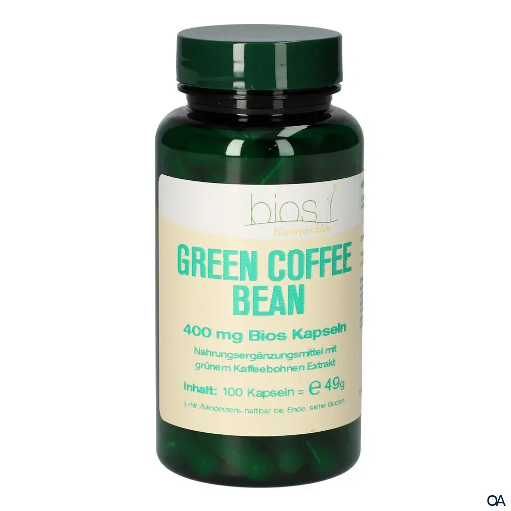 Bios Green Coffee Bean 400 mg Kapseln Bios Green Coffee Bean 400 mg Kapseln