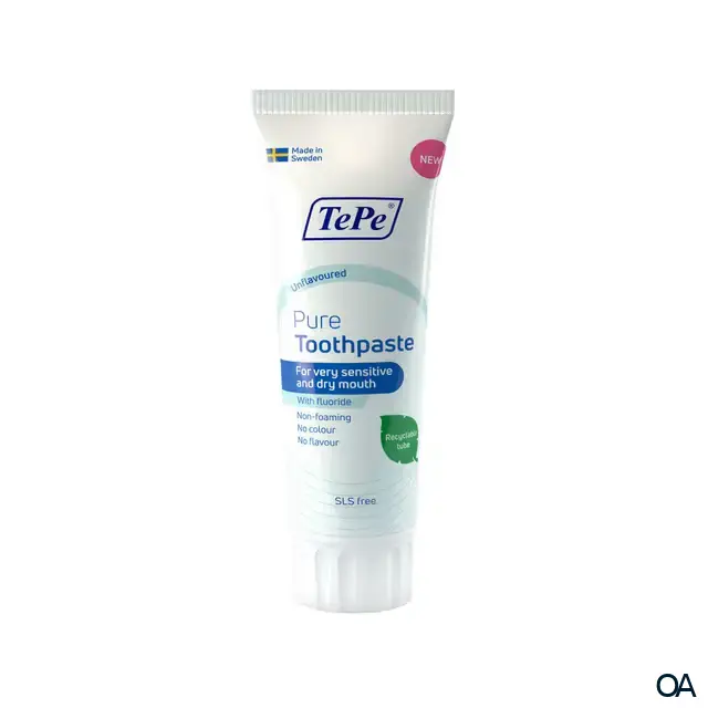 TePe Pure™ Zahnpasta ohne Geschmack TePe Pure™ Zahnpasta ohne Geschmack