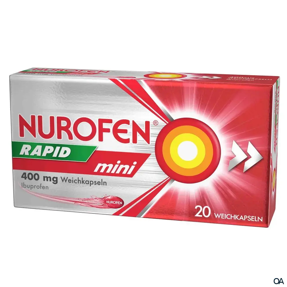 Nurofen® Rapid Mini 400 mg Weichkapseln Nurofen® Rapid Mini 400 mg Weichkapseln