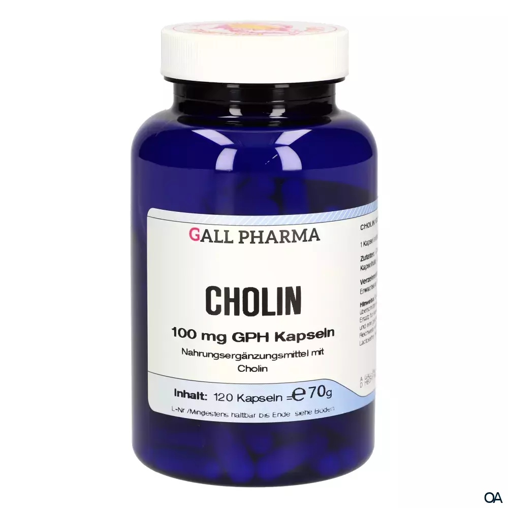 Gall Pharma Cholin 100 mg Kapseln Gall Pharma Cholin 100 mg Kapseln
