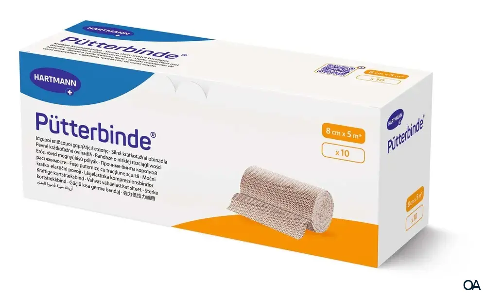 Pütter®binde Kräftige Kurzzugbinde 8 cm x 5 m