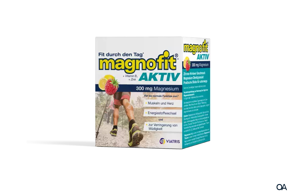 Magnofit® Aktiv Direktgranulat Sticks Magnofit® Aktiv Direktgranulat Sticks