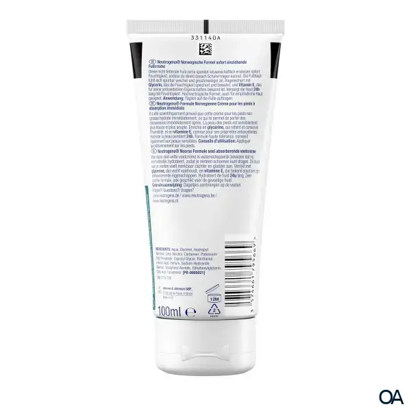 Neutrogena Norwegische Formel sofort einziehende Fußcreme