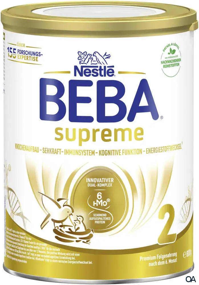 Nestlé Beba Supreme 2 Folgemilch Pulver Nestlé Beba Supreme 2 Folgemilch Pulver