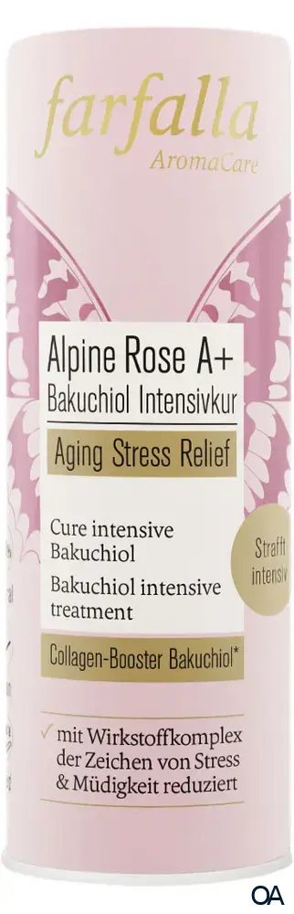 Farfalla Alpine Rose A+ Bakuchiol Intensivkur, Aging Stress Relief Farfalla Alpine Rose A+ Bakuchiol Intensivkur, Aging Stress Relief