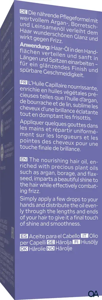 Weleda Hydra Shine Gloss Drops Haar-Öl Alpen-Lein