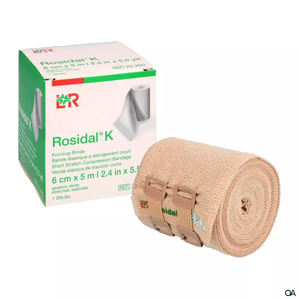 Rosidal® K (kräftig) Kurzzugbinde 6 cm x 5 m