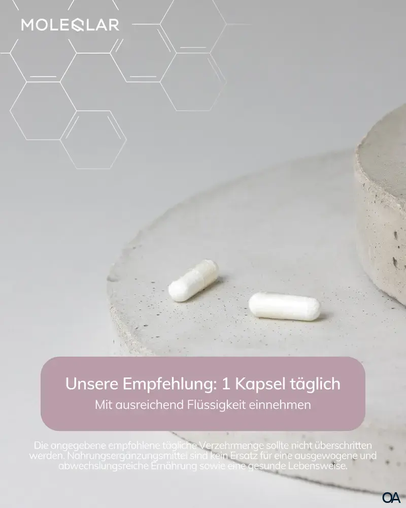 MoleQlar Longevity Hyaluron + Glycin Kapseln MoleQlar Longevity Hyaluron + Glycin Kapseln